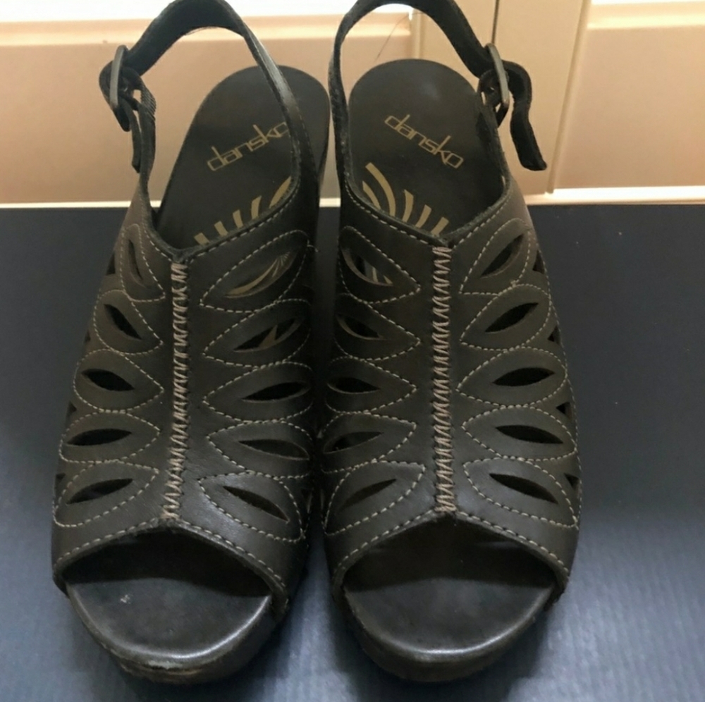 Dansko open-toe shoes